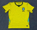 Custom Brazil Yellow Soccer Jersey – Personalized Name & Number Football Shirt:2026 Cup Fans