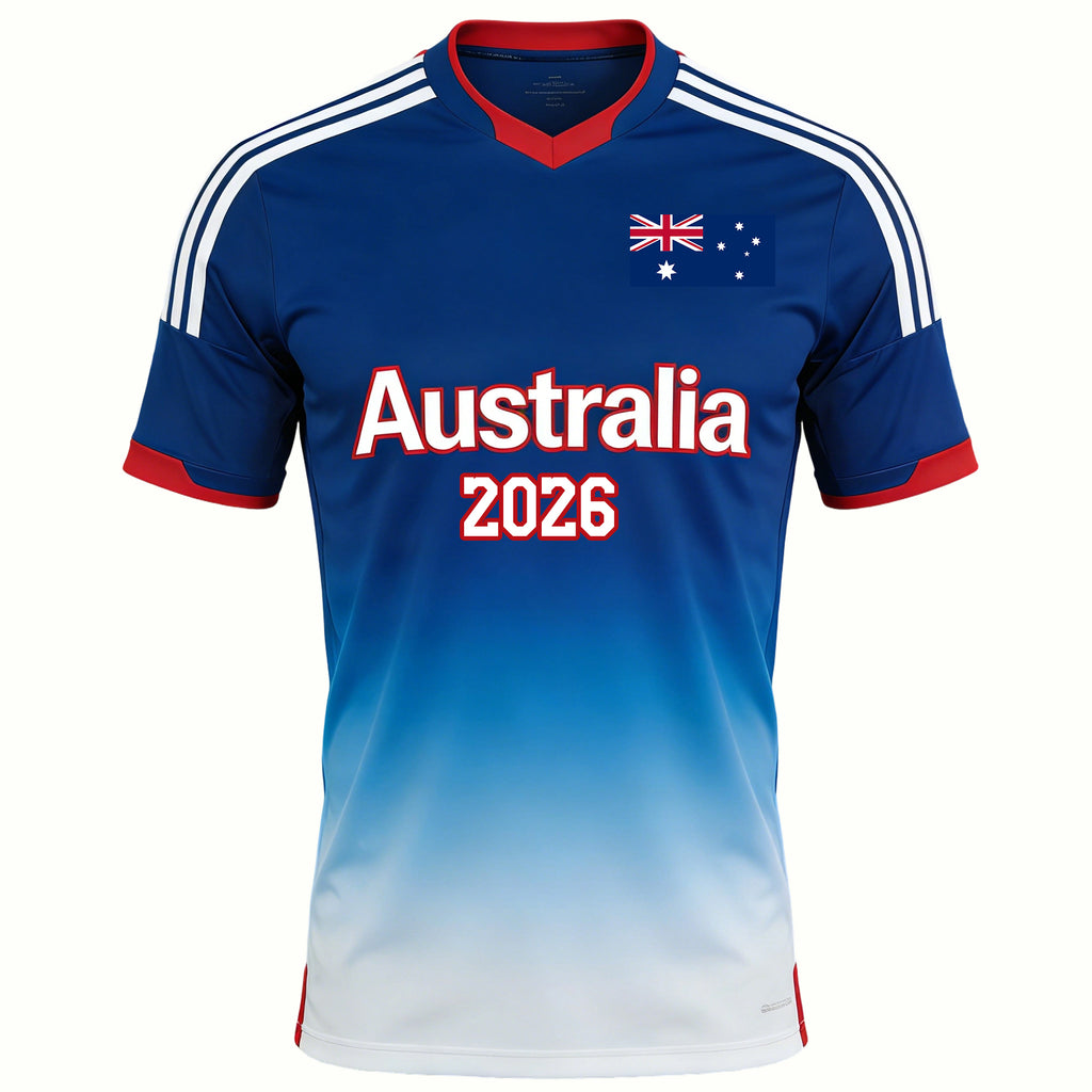 Custom Kids Youths Mens Womens Australia 2026 Cup T Shirts Soccer Jersey For Fans