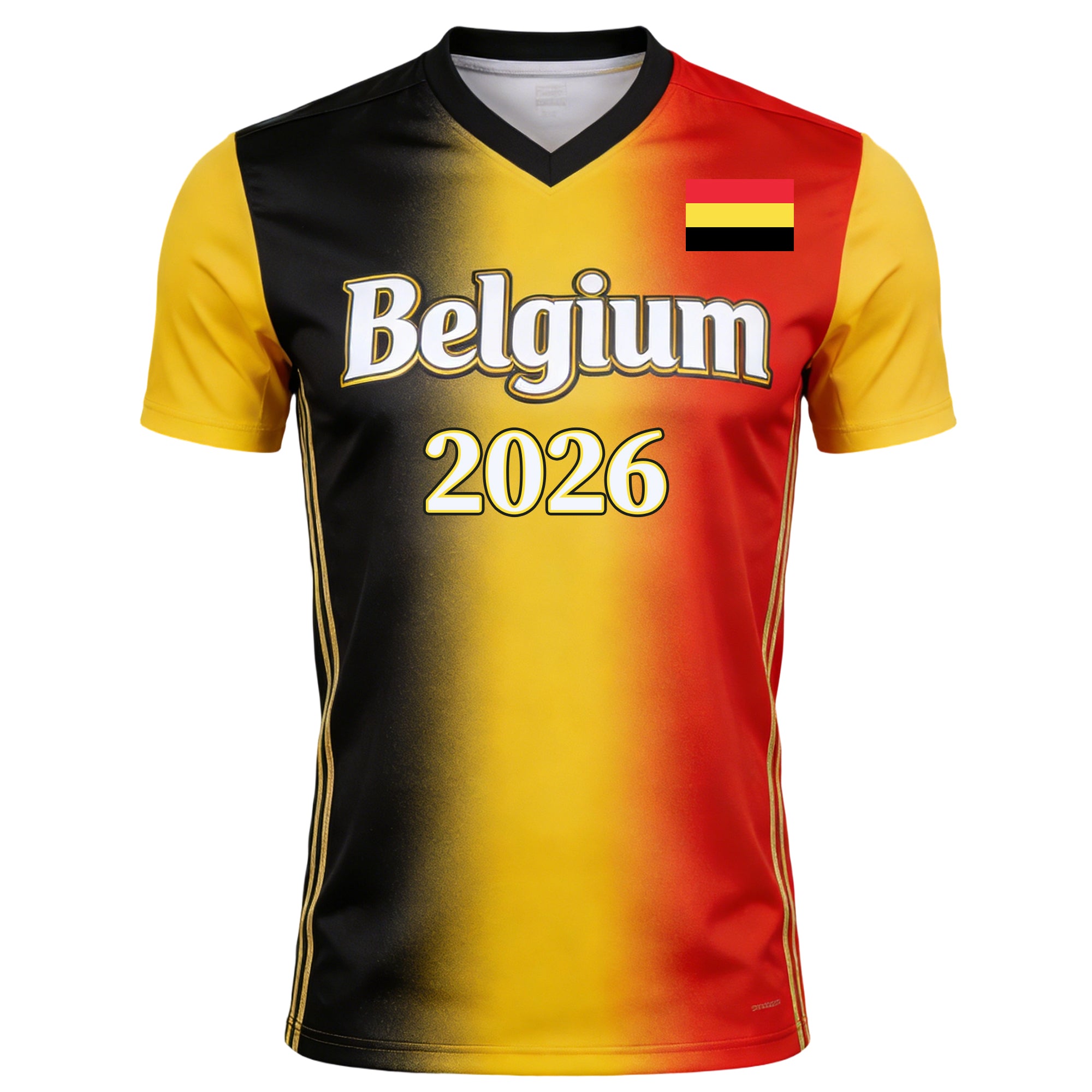 Custom Kids Youths Mens Womens Belgium 2026 Cup T Shirts Soccer Jersey For Fans