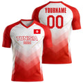 Custom Tunisia Soccer Jersey – Personalized Name & Number Football Shirt:2026 Cup Kids Youths Mens Womens Fans