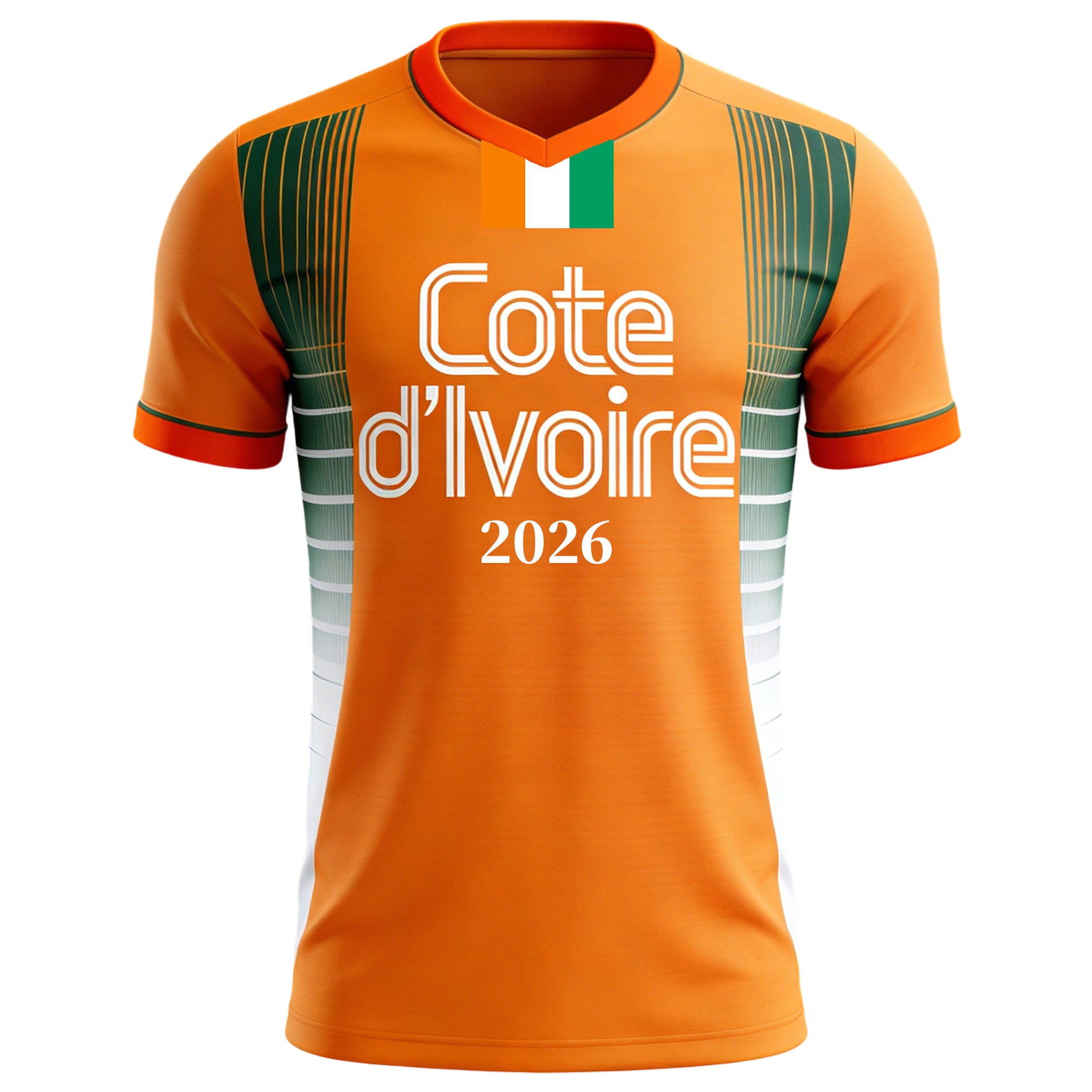 Custom Kids Youths Mens Womens Cote d'Ivoire 2026 Cup T Shirts Soccer Jersey For Fans