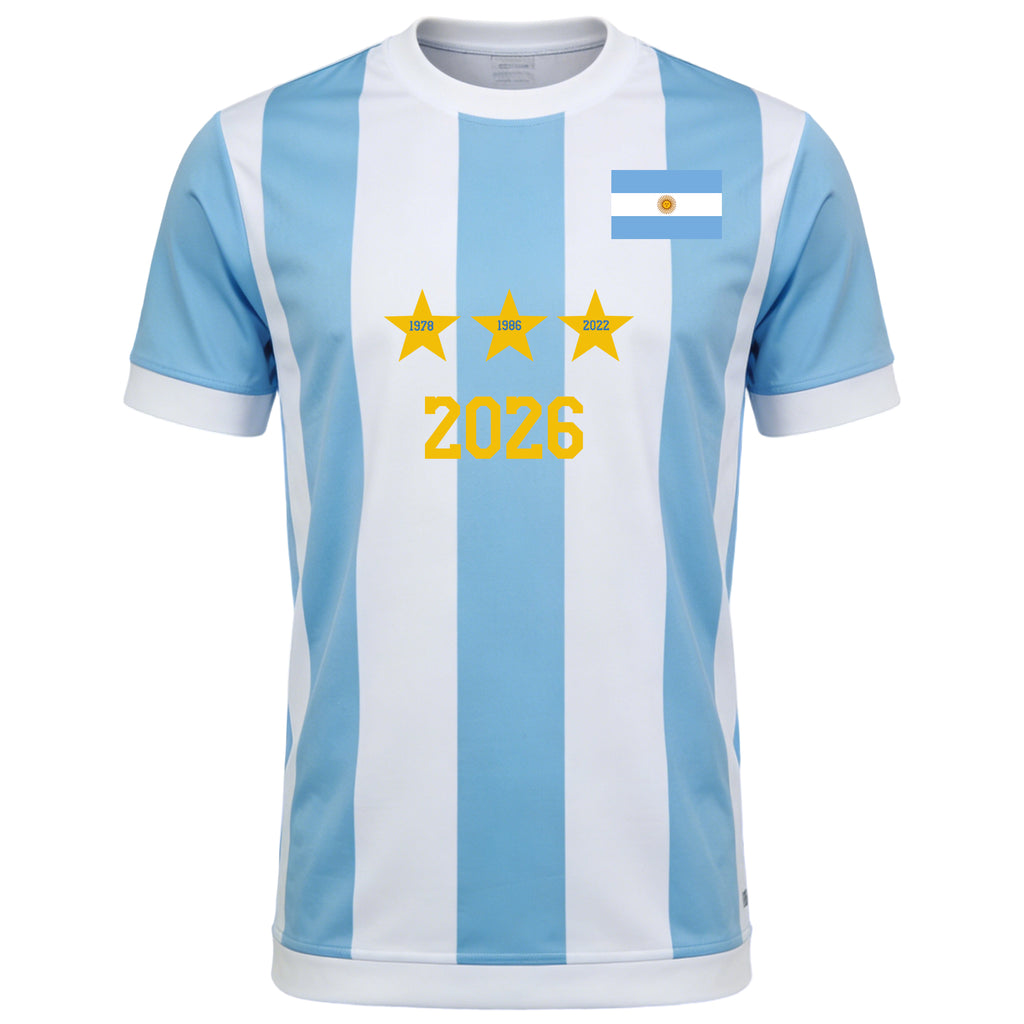 Custom Kids Youths Mens Womens Argentina 2026 Cup T Shirts Soccer Jersey For Fans