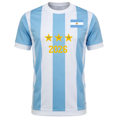 Custom Kids Youths Mens Womens Argentina 2026 Cup T Shirts Soccer Jersey For Fans