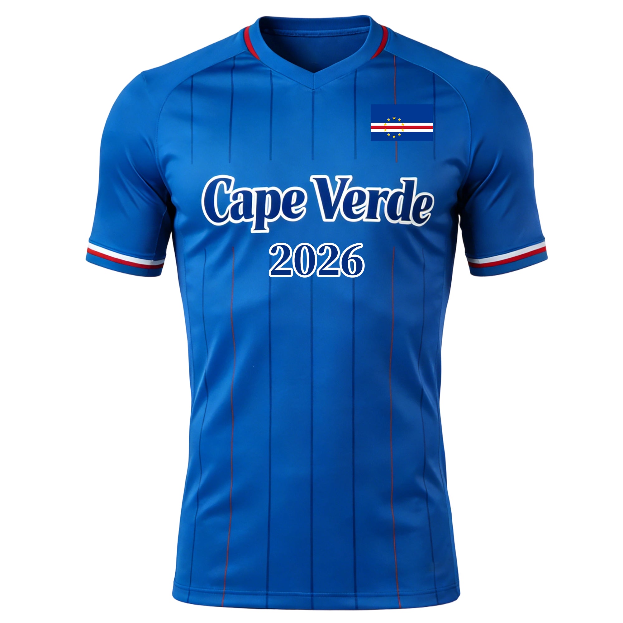 Custom Kids Youths Mens Womens Cape Verde 2026 Cup T Shirts Soccer Jersey For Fans