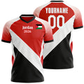 Custom Jordan Soccer Jersey – Personalized Name & Number Football Shirt:2026 Cup Kids Youths Mens Womens Fans