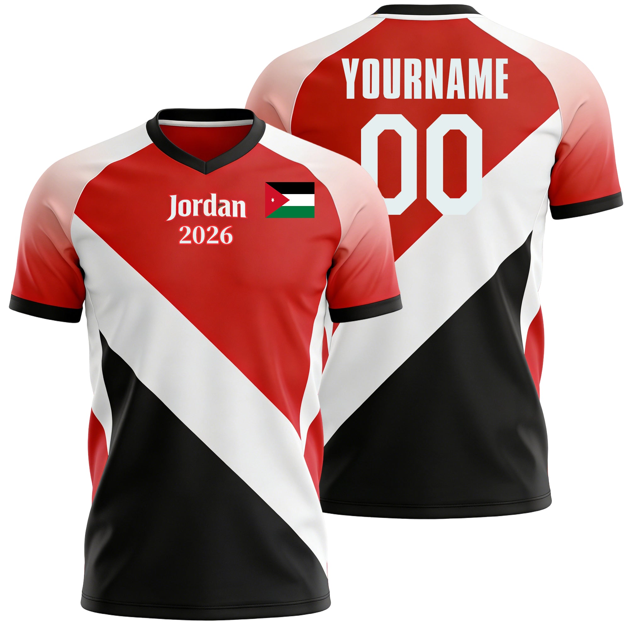 Custom Jordan Soccer Jersey – Personalized Name & Number Football Shirt:2026 Cup Kids Youths Mens Womens Fans