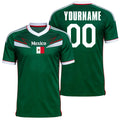 Custom Mexico Soccer Jersey – Personalized Name & Number Football Shirt:2026 Cup Kids Youths Mens Womens Fans