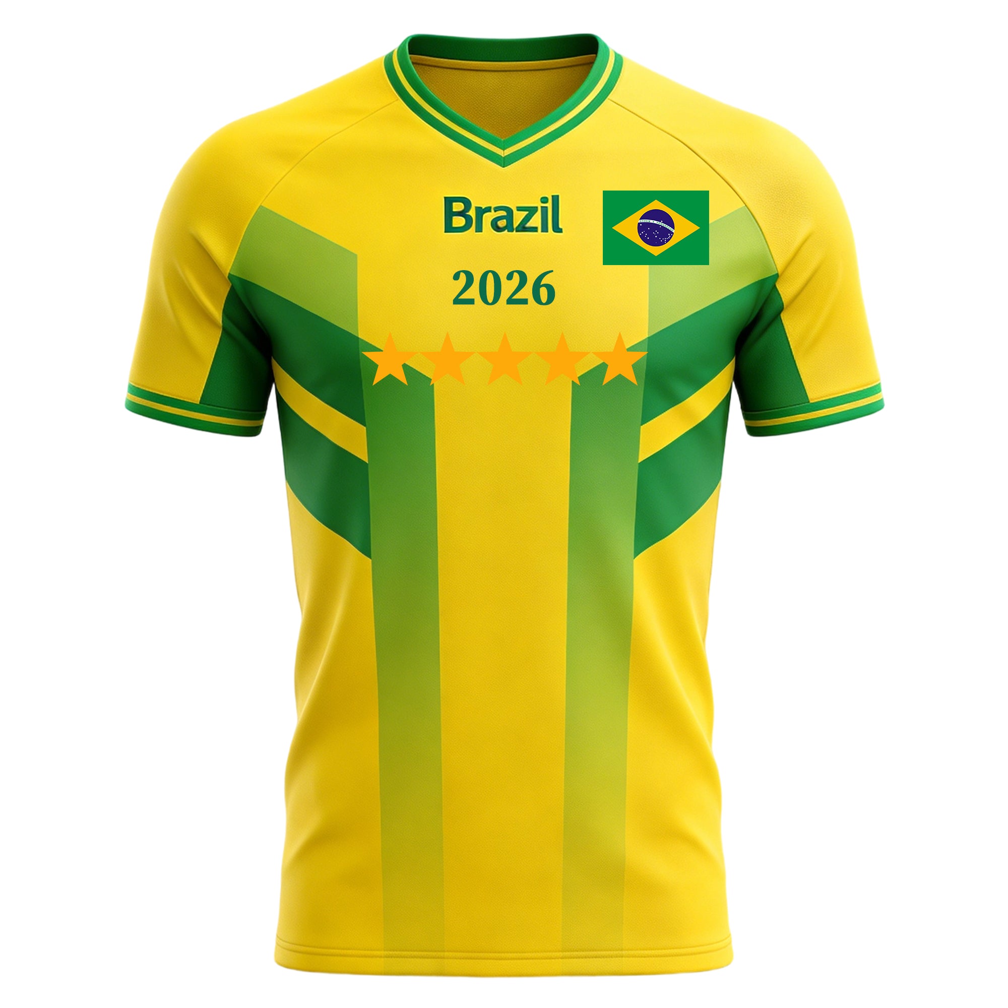 Custom Kids Youths Mens Womens Brazil 2026 Cup T Shirts Soccer Jersey For Fans