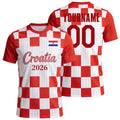 Custom Croatia Soccer Jersey – Personalized Name & Number Football Shirt:2026 Cup Kids Youths Mens Womens Fans