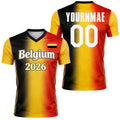 Custom Kids Youths Mens Womens Belgium 2026 Cup T Shirts Soccer Jersey For Fans
