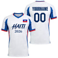 Custom Haiti Soccer Jersey – Personalized Name & Number Football Shirt:2026 Cup Kids Youths Mens Womens Fans