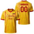 Custom Colombia Soccer Jersey – Personalized Name & Number Football Shirt:2026 Cup Kids Youths Mens Womens Fans