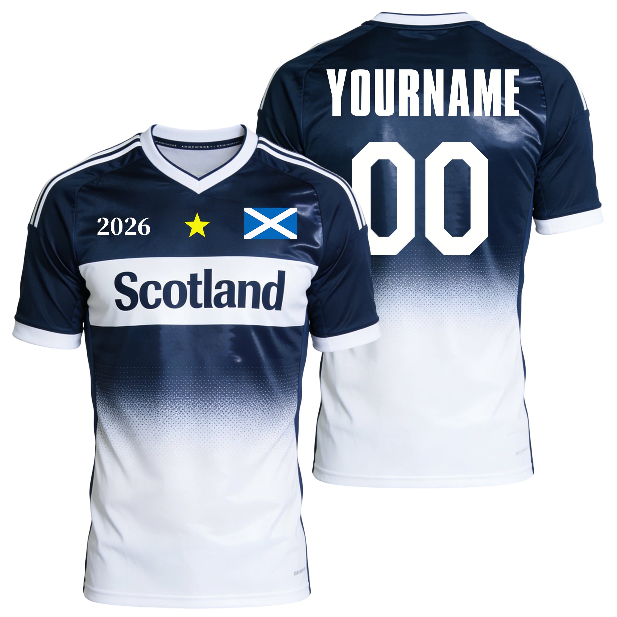 Custom Scotland Soccer Jersey – Personalized Name & Number Football Shirt:2026 Cup Kids Youths Mens Womens Fans