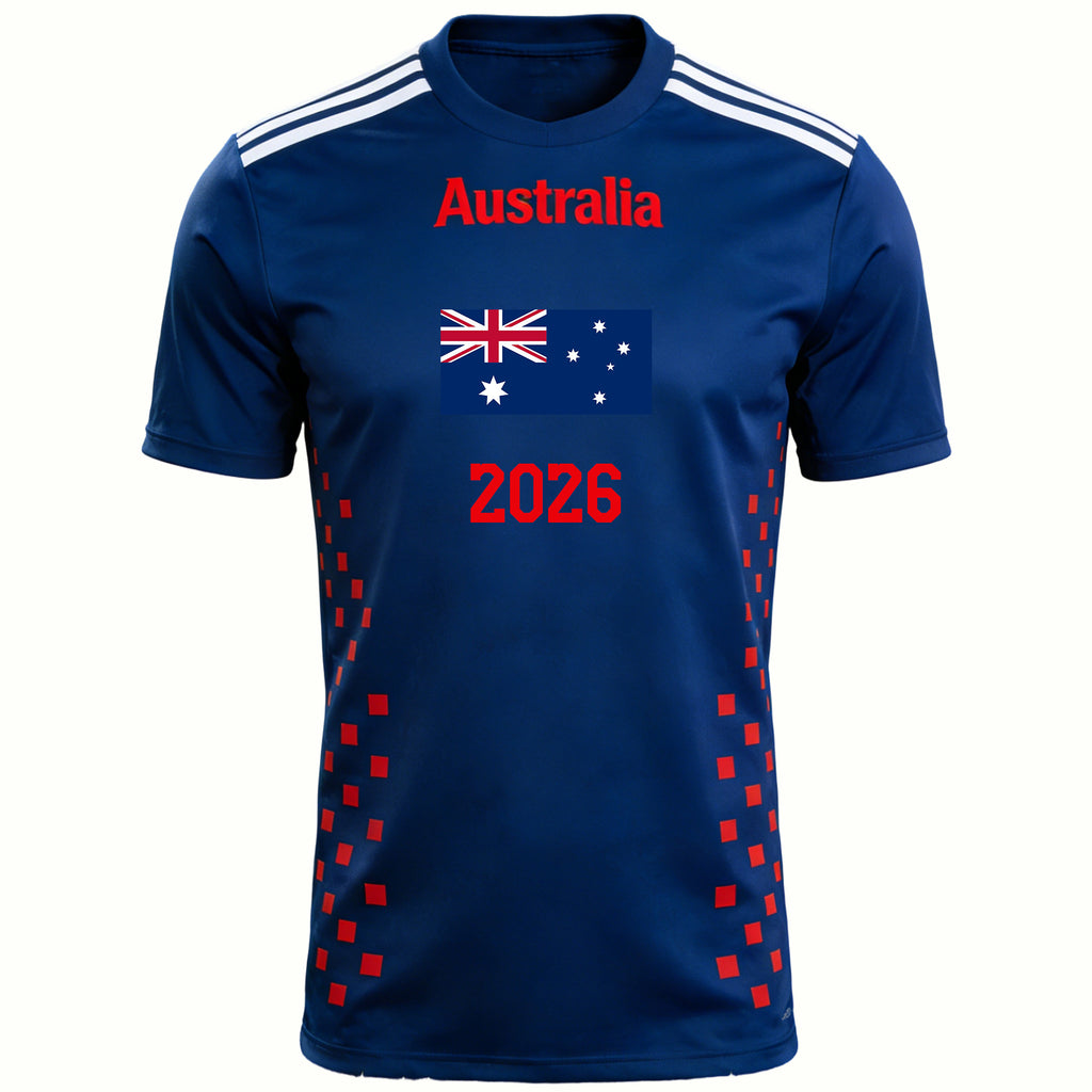 Custom Kids Youths Mens Womens Australia 2026 Cup T Shirts Soccer Jersey For Fans