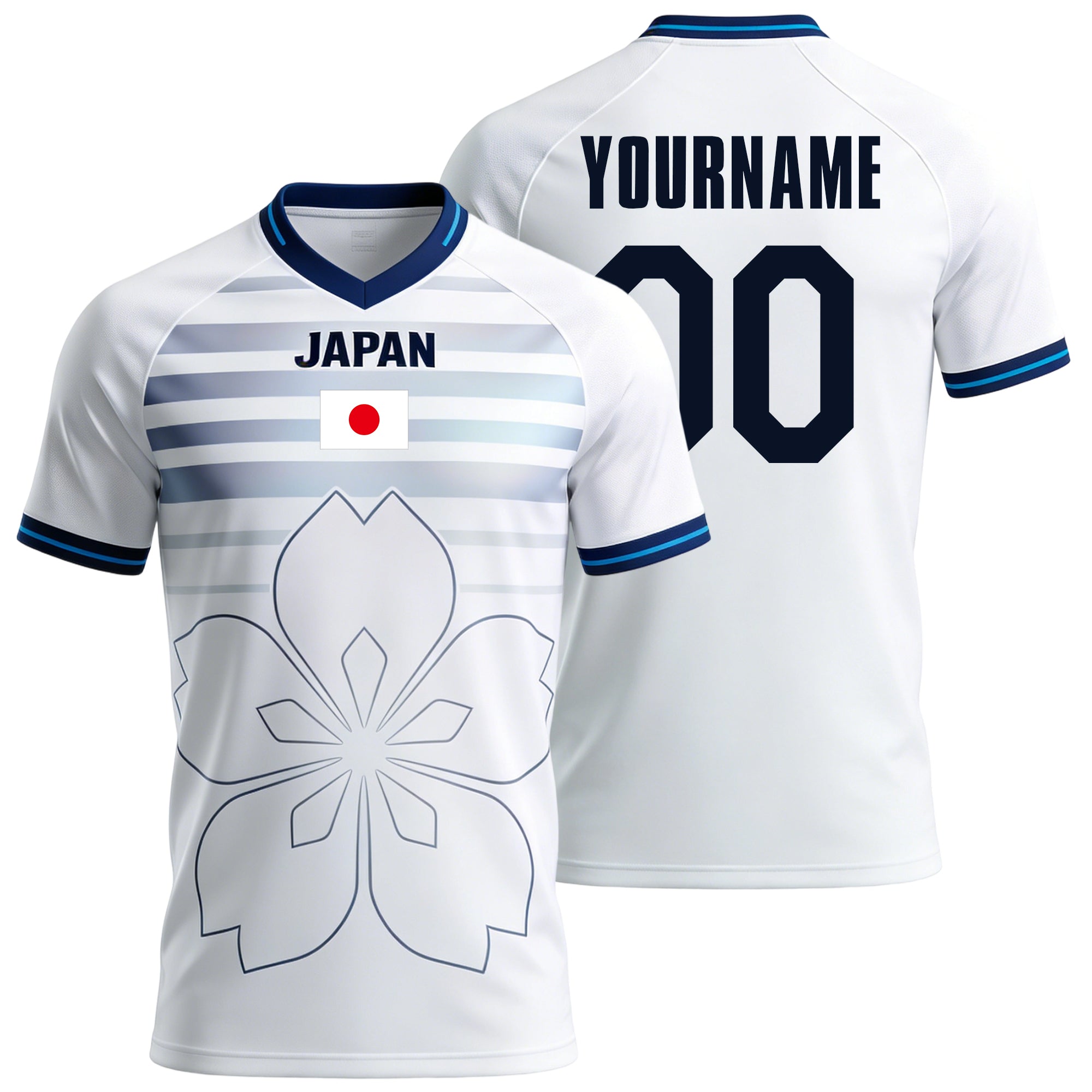 Custom Japan Soccer Jersey – Personalized Name & Number Football Shirt:2026 Cup Kids Youths Mens Womens Fans