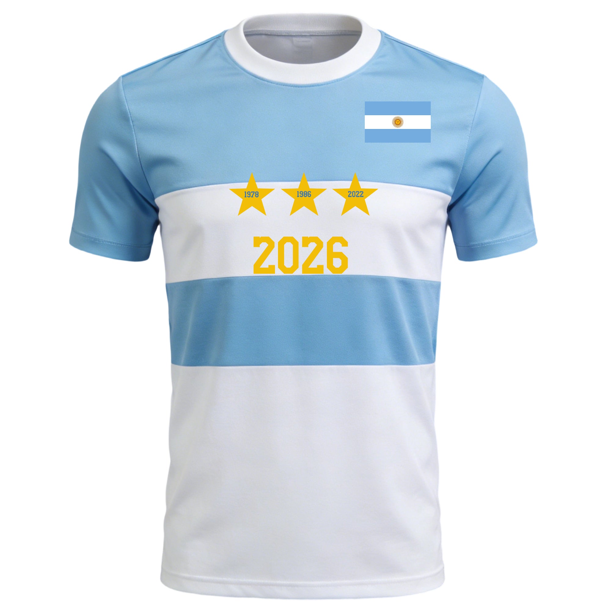 Custom Kids Youths Mens Womens Argentina 2026 Cup T Shirts Soccer Jersey For Fans