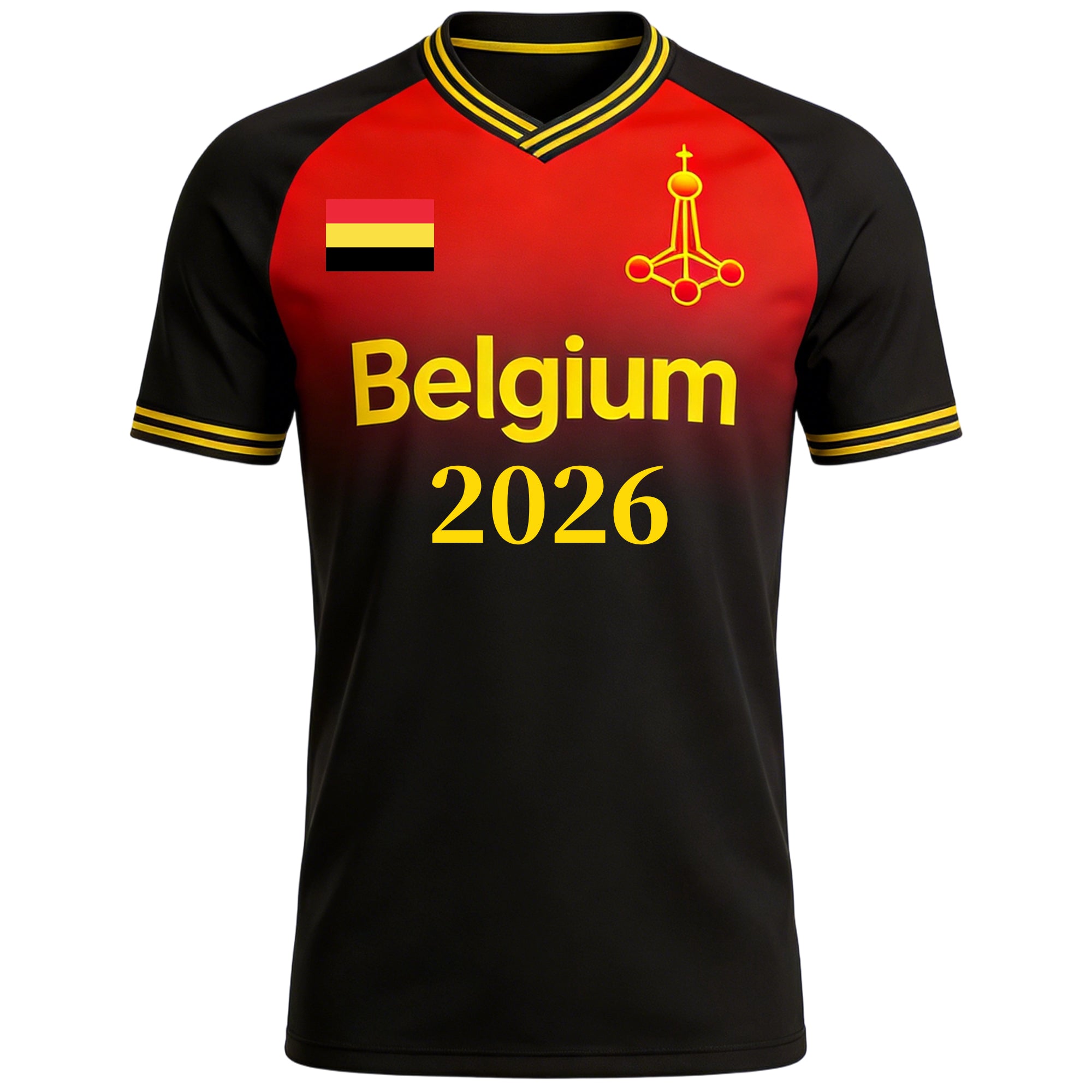 Custom Kids Youths Mens Womens Belgium 2026 Cup T Shirts Soccer Jersey For Fans