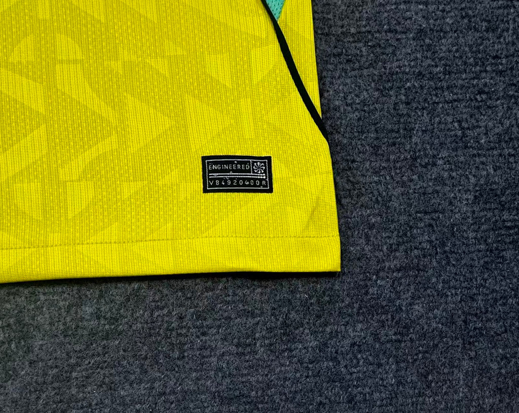 Custom Brazil Yellow Soccer Jersey – Personalized Name & Number Football Shirt:2026 Cup Fans