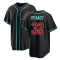 Arizona #32 Pfaadt Player Baseball Short Sleeve Black Jersey Brandon For Men Women Youth Gift
