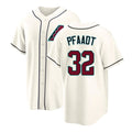 Arizona #32 Pfaadt Player Baseball Short Sleeve Cream Jersey Brandon For Men Women Youth Gift
