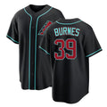 Arizona #39 Burnes Player Baseball Short Sleeve Black Jersey Corbin For Men Women Youth Gift