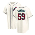 Arizona #59 Santana Player Baseball Short Sleeve Cream Jersey Dennis For Men Women Youth Gift