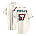 Arizona #57 Rodriguez Player Baseball Short Sleeve Cream Jersey Eduardo For Men Women Youth Gift