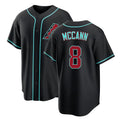 Arizona #8 McCann Player Baseball Short Sleeve Black Jersey James For Men Women Youth Gift
