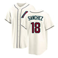 Arizona #18 SAnchez Player Baseball Short Sleeve Cream Jersey JesUs For Men Women Youth Gift