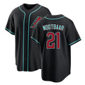 Arizona #21 Nootbaar Player Baseball Short Sleeve Black Jersey Lars For Men Women Youth Gift