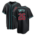 Arizona #26 Smith Player Baseball Short Sleeve Black Jersey Pavin For Men Women Youth Gift
