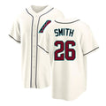Arizona #26 Smith Player Baseball Short Sleeve Cream Jersey Pavin For Men Women Youth Gift