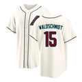 Arizona #15 Waldschmidt Player Baseball Short Sleeve Cream Jersey Ryan For Men Women Youth Gift
