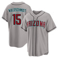 Arizona #15 Waldschmidt Player Baseball Short Sleeve Gray Jersey Ryan For Men Women Youth Gift