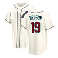 Arizona #19 Nelson Player Baseball Short Sleeve Cream Jersey Ryne For Men Women Youth Gift