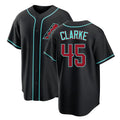 Arizona #45 Clarke Player Baseball Short Sleeve Black Jersey Taylor For Men Women Youth Gift