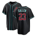 Arizona #23 Gallen Player Baseball Short Sleeve Black Jersey Zac For Men Women Youth Gift