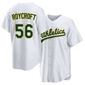 West Sacramento #56 Roycroft Player Baseball Short Sleeve White Jersey Chris For Men Women Youth Gift