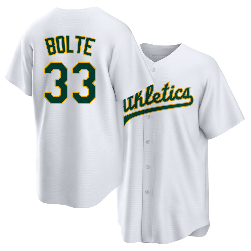 West Sacramento #33 Bolte Player Baseball Short Sleeve White Jersey Henry For Men Women Youth Gift