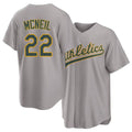 West Sacramento #22 McNeil Player Baseball Short Sleeve Gray Jersey Jett For Men Women Youth Gift