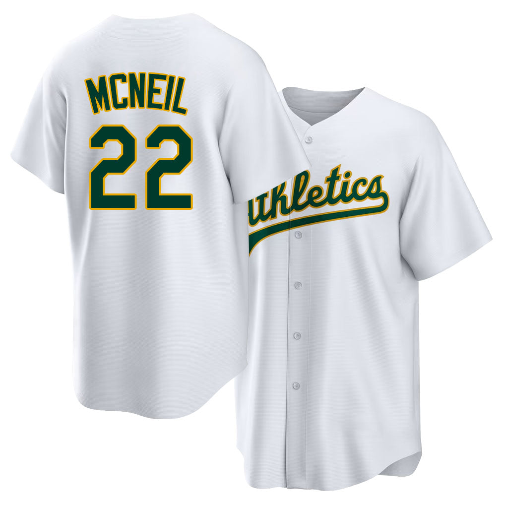 West Sacramento #22 McNeil Player Baseball Short Sleeve White Jersey Jett For Men Women Youth Gift