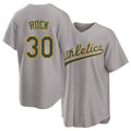West Sacramento #30 Rock Player Baseball Short Sleeve Gray Jersey Joe For Men Women Youth Gift