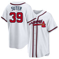 Atlanta #39 Suter Player Baseball Short Sleeve White Jersey Brent For Men Women Youth Gift
