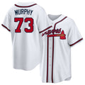 Atlanta #73 Murphy Player Baseball Short Sleeve White Jersey Owen For Men Women Youth Gift