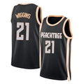 Atlanta #21 Wiggins Player Basketball Sleeveless Jersey Black Aaron For Adult Youth