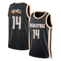 Atlanta #14 Newell Player Basketball Sleeveless Jersey Black Asa For Adult Youth