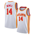Atlanta #14 Newell Player Basketball Sleeveless White Jersey Asa For Adult Youth
