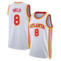 Atlanta #8 Hield Player Basketball Sleeveless White Jersey Buddy For Adult Youth