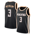 Atlanta #3 McCollum Player Basketball Sleeveless Jersey Black CJ For Adult Youth