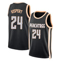 Atlanta #24 Kispert Player Basketball Sleeveless Jersey Black Corey For Adult Youth